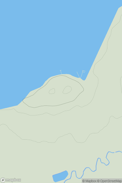 Thumbnail image for Hensborough Hill showing contour plot for surrounding peak