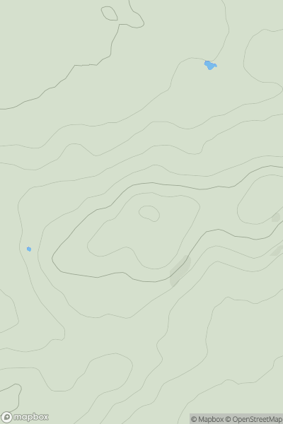 Thumbnail image for Oversley Wood showing contour plot for surrounding peak