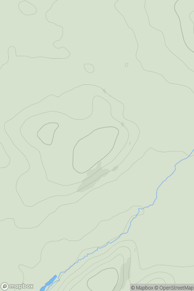 Thumbnail image for Deansford Hill showing contour plot for surrounding peak