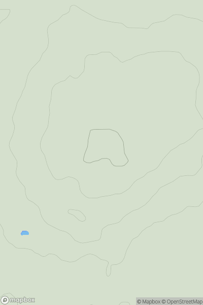 Thumbnail image for Woodeaton Hill showing contour plot for surrounding peak