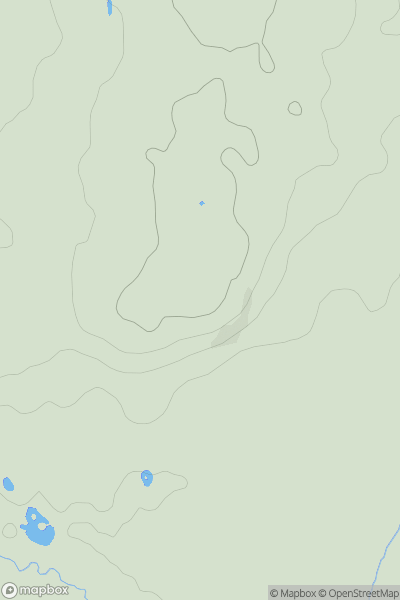 Thumbnail image for Ashorne Hill showing contour plot for surrounding peak
