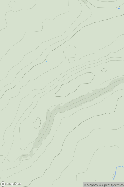 Thumbnail image for Kings Weston Hill showing contour plot for surrounding peak