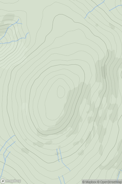 Thumbnail image for Queensberry showing contour plot for surrounding peak