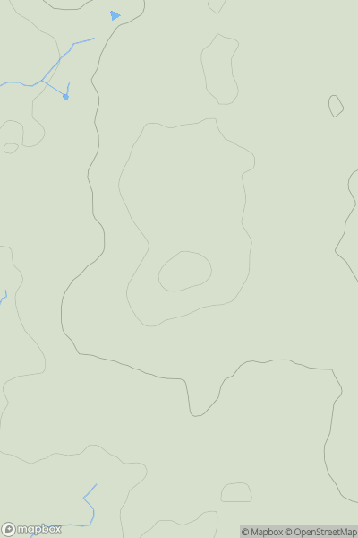 Thumbnail image for Crookbarrow Hill showing contour plot for surrounding peak