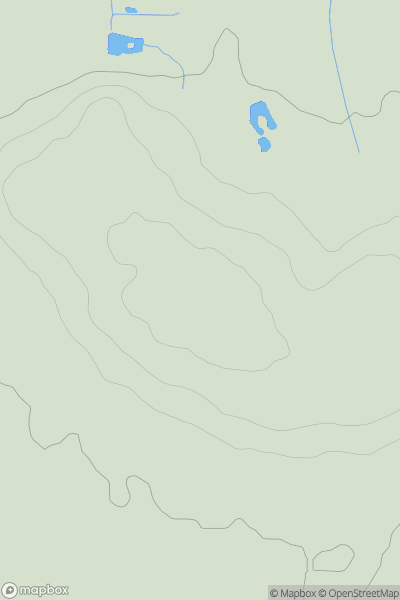 Thumbnail image for Welford Hill showing contour plot for surrounding peak