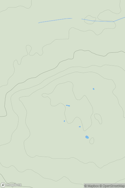 Thumbnail image for Dewberry Hill showing contour plot for surrounding peak