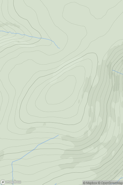 Thumbnail image for Ballencleuch Law showing contour plot for surrounding peak