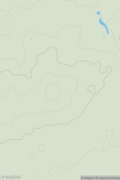 Thumbnail image for Hanger Hill showing contour plot for surrounding peak