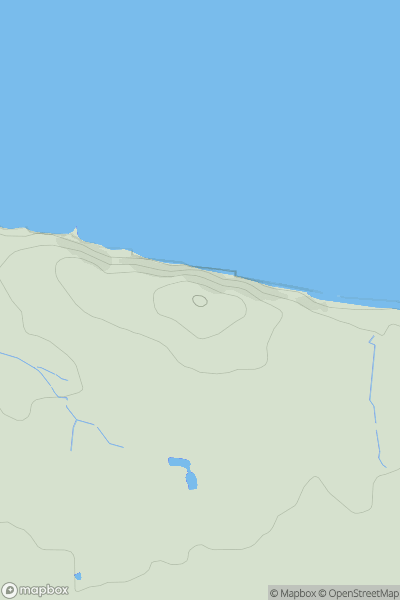 Thumbnail image for Beeston Bump showing contour plot for surrounding peak