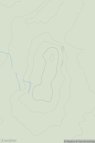 Thumbnail image for Hockley Hill showing contour plot for surrounding peak