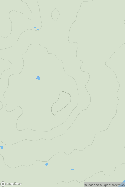 Thumbnail image for Willow Hill showing contour plot for surrounding peak