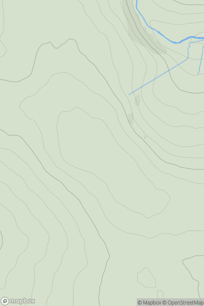 Thumbnail image for Quickbeam Hill showing contour plot for surrounding peak
