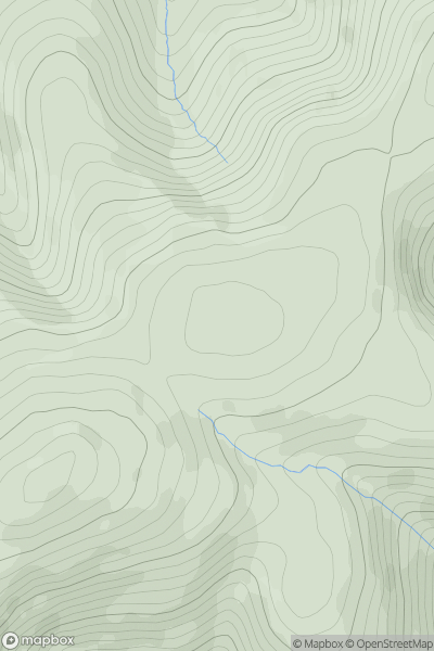 Thumbnail image for Peden Head showing contour plot for surrounding peak
