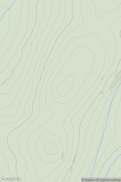 Thumbnail image for Roos Tor showing contour plot for surrounding peak