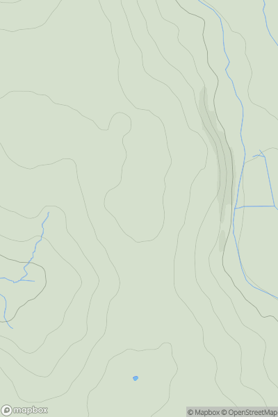 Thumbnail image for South Hessary Tor showing contour plot for surrounding peak