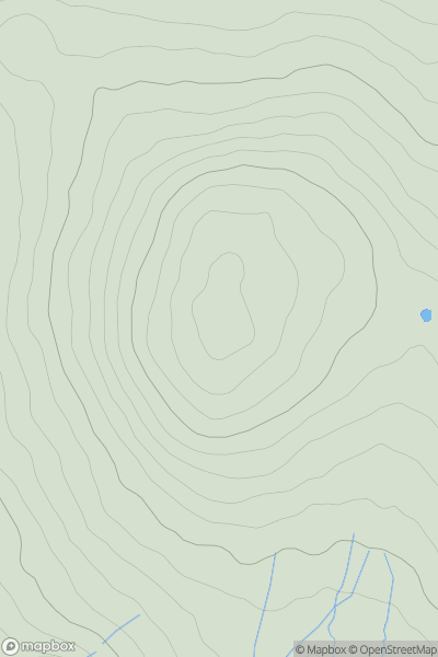 Thumbnail image for Cox Tor showing contour plot for surrounding peak