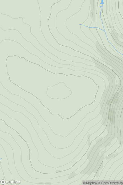 Thumbnail image for Stalldown Barrow showing contour plot for surrounding peak
