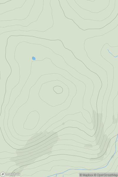 Thumbnail image for Sharpitor showing contour plot for surrounding peak