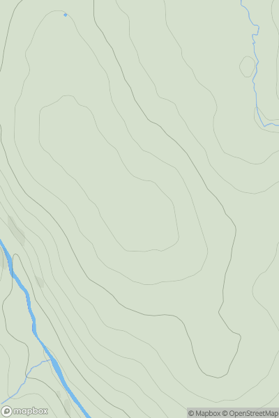 Thumbnail image for Riddon Ridge showing contour plot for surrounding peak