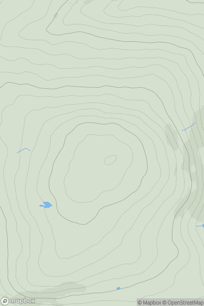 Thumbnail image for Caradon Hill showing contour plot for surrounding peak