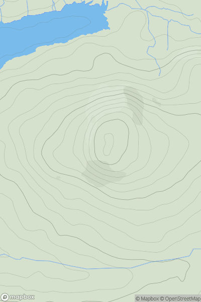 Thumbnail image for Sheeps Tor showing contour plot for surrounding peak