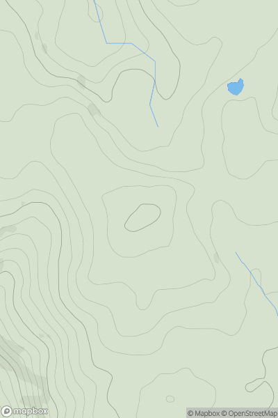 Thumbnail image for Pepperdon Down showing contour plot for surrounding peak