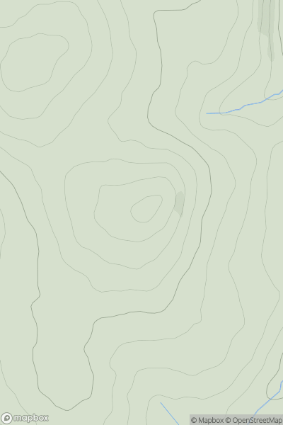 Thumbnail image for Tolborough Tor showing contour plot for surrounding peak
