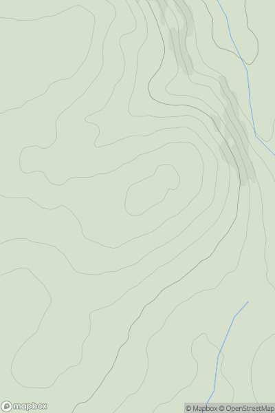 Thumbnail image for Newel Tor showing contour plot for surrounding peak