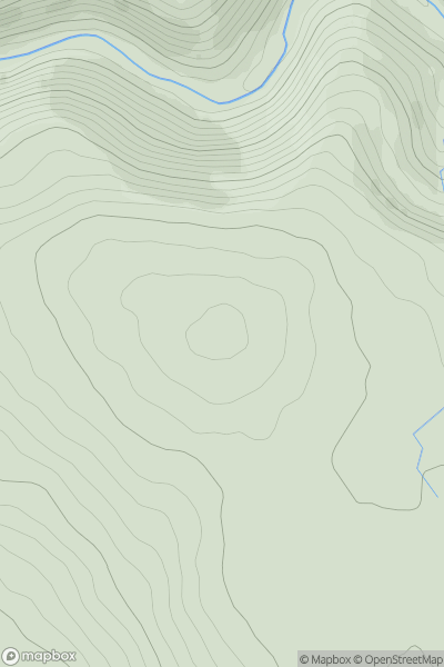 Thumbnail image for Uppacott Down showing contour plot for surrounding peak