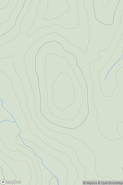Thumbnail image for Leskernick Hill showing contour plot for surrounding peak