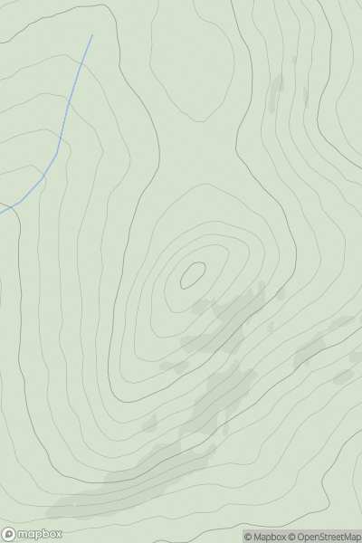 Thumbnail image for Beara Common showing contour plot for surrounding peak