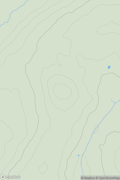 Thumbnail image for Alex Tor showing contour plot for surrounding peak
