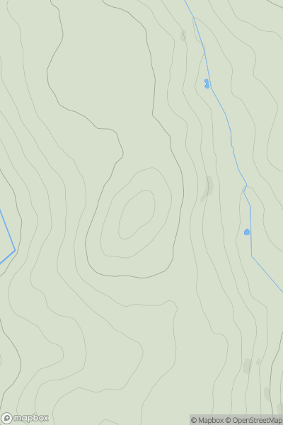 Thumbnail image for Carburrow Tor showing contour plot for surrounding peak