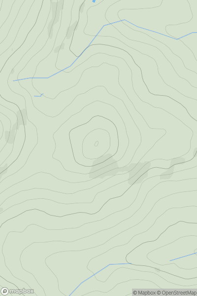 Thumbnail image for Notter Tor showing contour plot for surrounding peak