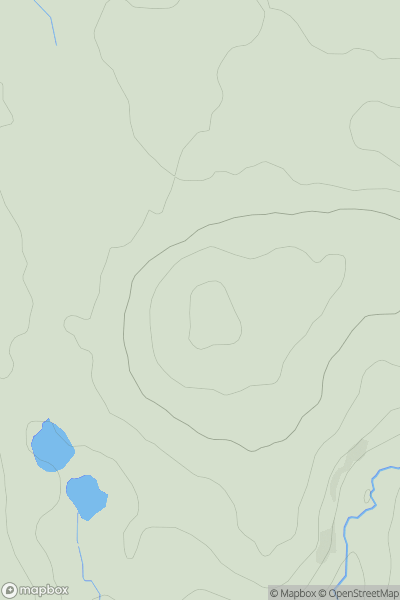 Thumbnail image for Temple Tor showing contour plot for surrounding peak