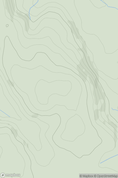 Thumbnail image for Sloncombe Hill showing contour plot for surrounding peak