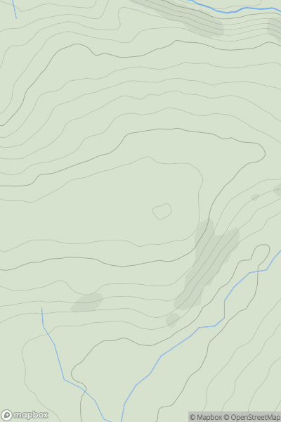 Thumbnail image for Wastor Hill showing contour plot for surrounding peak