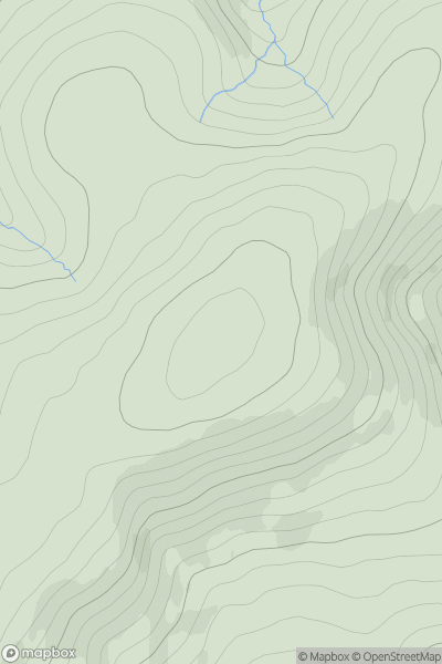 Thumbnail image for Shiel Dod showing contour plot for surrounding peak