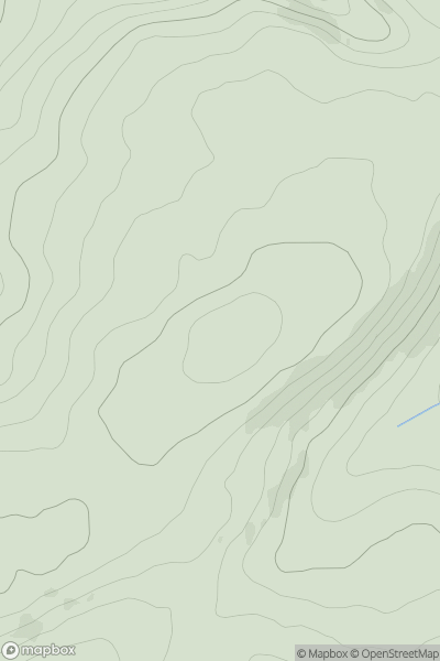 Thumbnail image for Burley Down showing contour plot for surrounding peak