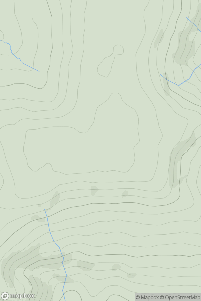 Thumbnail image for Little Haldon showing contour plot for surrounding peak