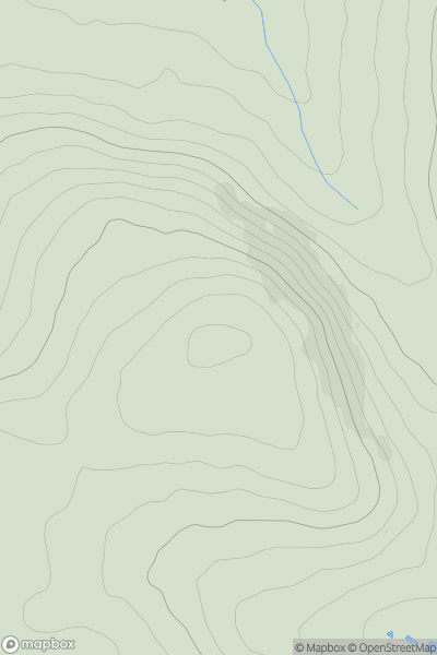 Thumbnail image for Trendrine Hill showing contour plot for surrounding peak