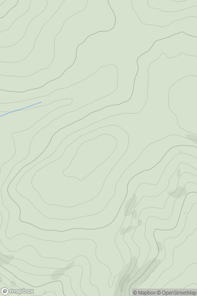 Thumbnail image for Ashburton Down showing contour plot for surrounding peak