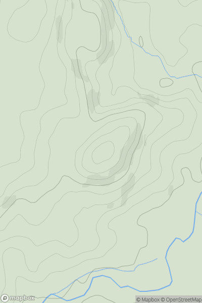Thumbnail image for Rushford Tower showing contour plot for surrounding peak