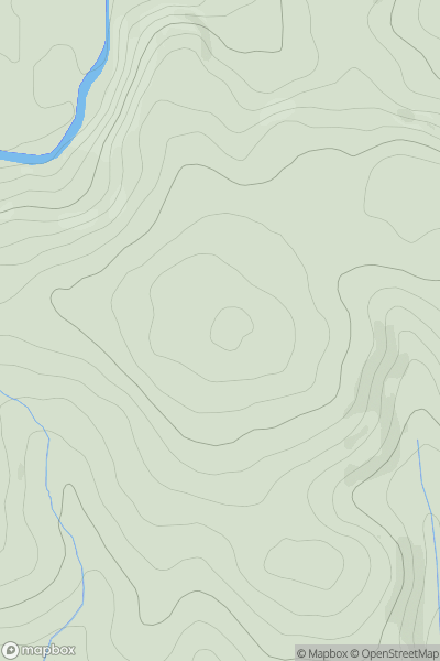 Thumbnail image for Green Down showing contour plot for surrounding peak