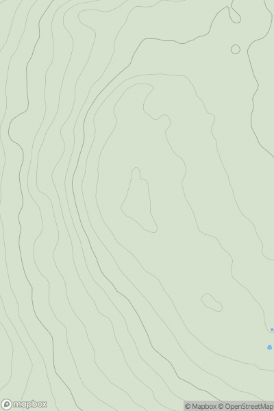 Thumbnail image for Hanger Down showing contour plot for surrounding peak
