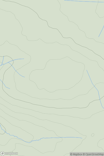 Thumbnail image for Bursdon Moor showing contour plot for surrounding peak