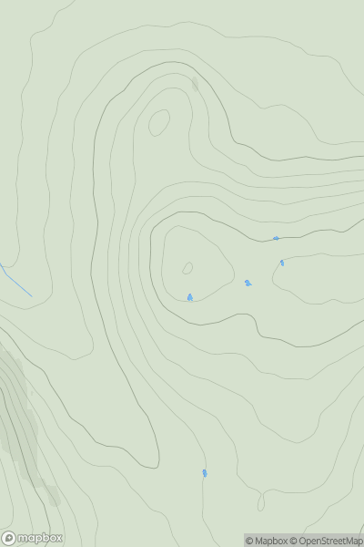 Thumbnail image for Rosewall Hill showing contour plot for surrounding peak