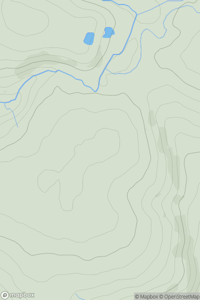 Thumbnail image for Gormain Hill showing contour plot for surrounding peak