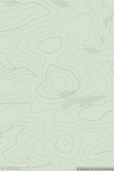 Thumbnail image for Cotley Castle showing contour plot for surrounding peak