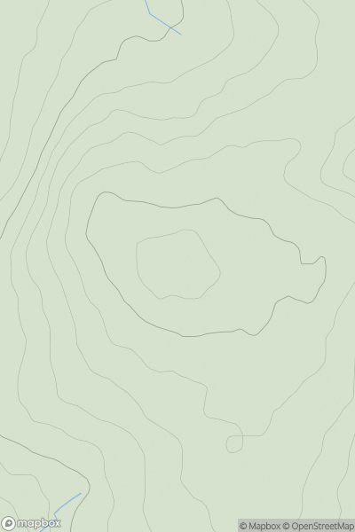 Thumbnail image for Helsbury Castle showing contour plot for surrounding peak
